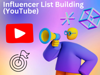 100% Accurate YouTube Influencer List for Any Niche & Location Manually