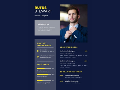 Modern & Professional Resume/CV Design for Career Success