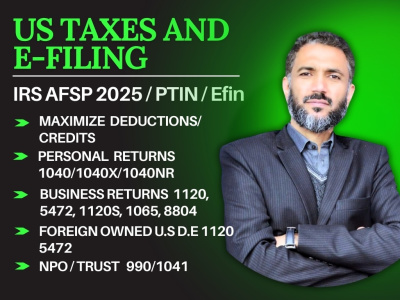 E-file US Individual & Business Tax Returns I CPA