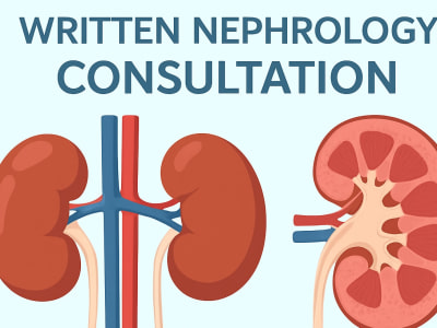 A written nephrology consultation for complex kidney cases
