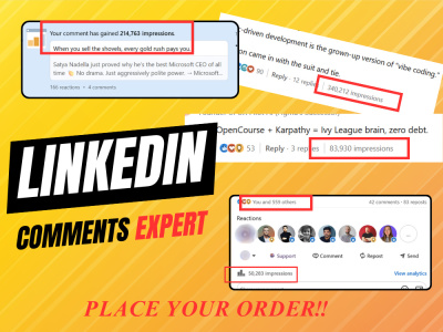 A professional LinkedIn engagement strategy & community management service