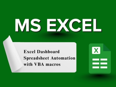 Custom Excel spreadsheets, dashboards, and VBA automation