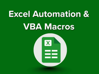 Custom excel VBA macros and automate your spreadsheets