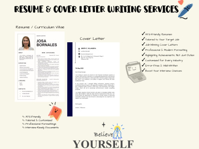 Crafted Resume and Cover Letter for Career Success