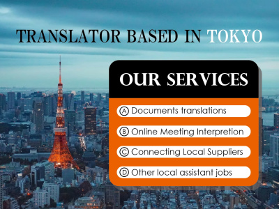 A 1 hour professional translations job