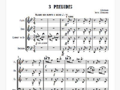 Music Orchestrator | Clarinet & Saxophone Quartets | Wind/String Ensemble