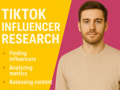 A list of influencers on tiktok