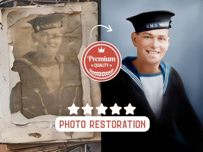 Professional Photo Restoration & Retouching – Repair Old, or Damaged Photos