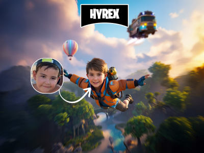 Custom Gamer Portrait from Photo – Personalized Birthday & Gift Poster