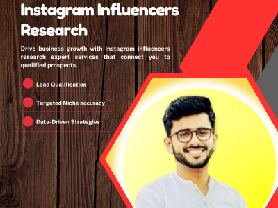 Instagram influencers of any targeted Niche for influencer marketing.