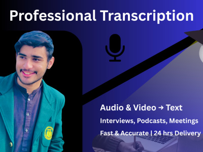 Accurate Audio & Video Transcription | Fast & Reliable