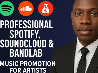 Professional Spotify, SoundCloud & BandLab Music Promotion for Artists