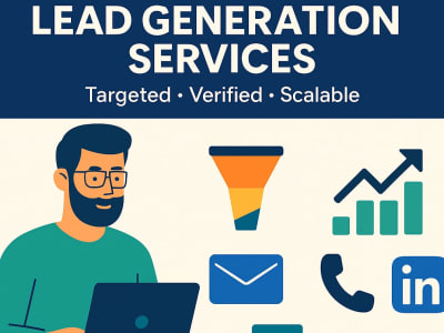 Targeted B2B Lead Generation | Social Media Lead Generation, any industries