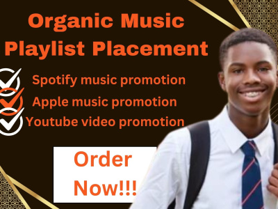 Sportify playlist campaign apple music placement and create sportify Ads