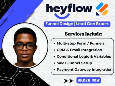 Heyflow funnels, heyflow form that captures lead and boost sales