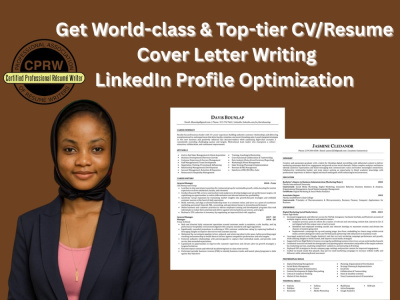 World-class & top-tier resume with keywords, modern formatting, & results!