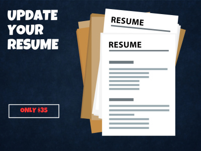 An updated resume and LinkedIn profile.