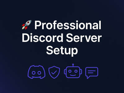 A Professional Discord Server Setup (NFT, Web3, Community, Courses)