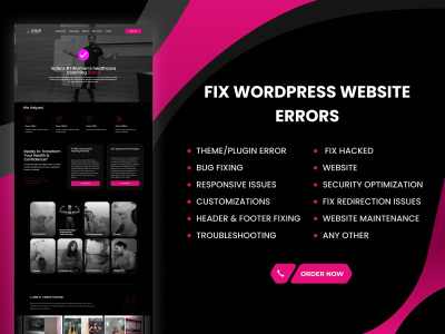 Wordpress Website Customization, Development & Bug Fixes