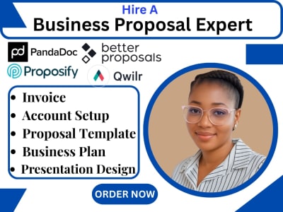 Business Proposal Template on Proposify, Pandadoc, Better Proposal, Qwilr