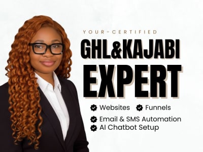 Gohighlevel & Kajabi | kajabi online course creation | GHL automation | VA