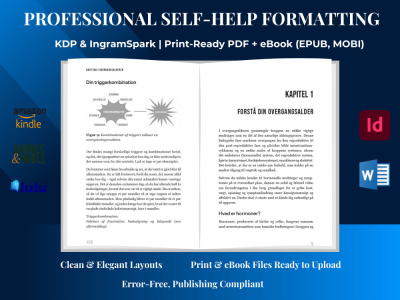 Self-Help & Business Book Formatting | Print & eBook (KDP, EPUB, MOBI)