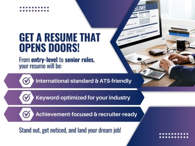 A Professional Resume/CV to boost your career (Year 2026 standard)