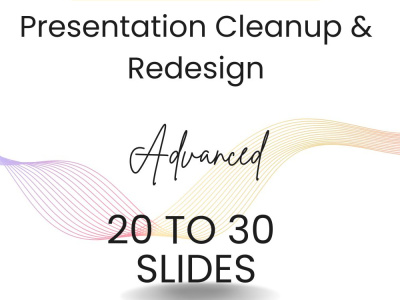 Presentation Cleanup & Redesign