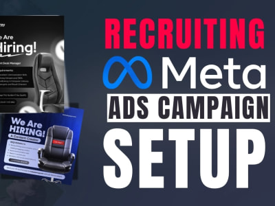 Recruiting sales VA, job hiring, employment acquisition meta ads campaign