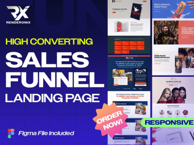 Sales funnel and landing page design for life coaches, business consultant