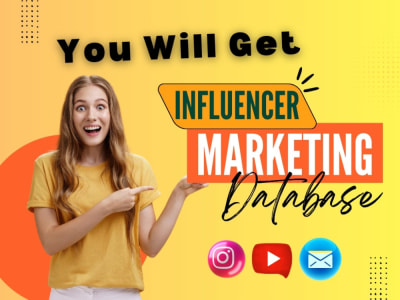 Instagram Influencers list for Influencer Marketing