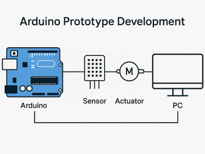 Arduino Prototype Development - Code, Schematics & PCB Design