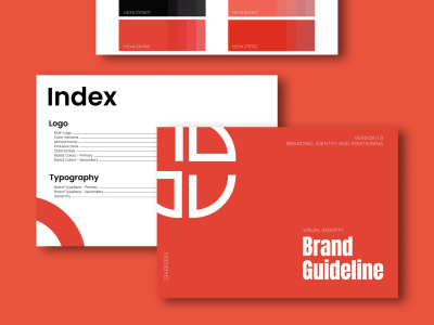 A professional brand identity guide and complete branding kit
