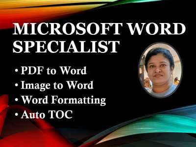 Professional Microsoft Word Specialist