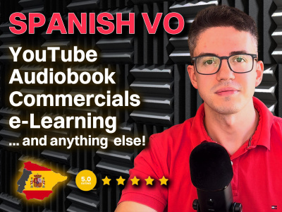Spanish Male Voice Over for YouTube | Neutral Accent, Studio-Quality Audio