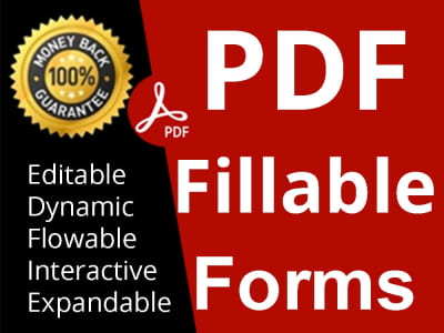 2 Professional Fillable PDF Forms – Interactive & Dynamic PDF Form Design