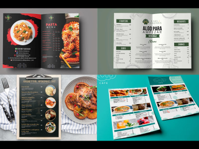 Food menu design, restaurant menu design, food flyer and digital menu