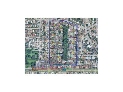 Editable template Google KMZ Ftth Fiber Route Project