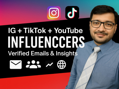 Multi-Platform Influencer Research for Instagram, TikTok & YouTube