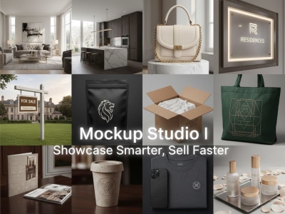 Product, Branding & Architectural Mockups | Packaging, Apparel & Signage