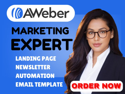High Converting Aweber Landing Page Design, email design or optin page