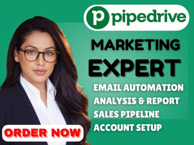 Pipedrive CRM Consultant and setup Pipedrive CRM with automations Pipedrive