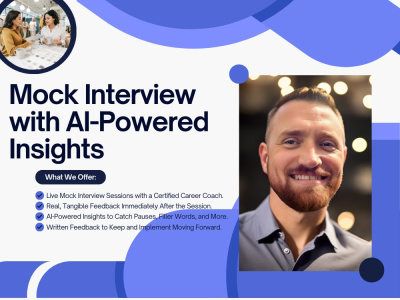 A mock interview with AI and Human powered insights.