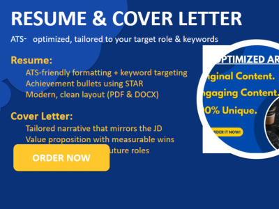 CV and Cover letter