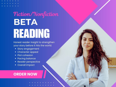 Detailed Beta Reading Feedback on Your Fiction or Nonfiction Manuscript