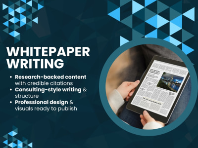 Professional Whitepaper – Research, Writing & Consulting-Style Design