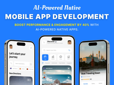 AI-Powered Native Mobile App | iOS & Android | Boost Retention by 40%