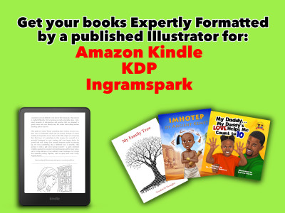Your books expertly formatted for publishing on KDP, Ingramspark & Kindle