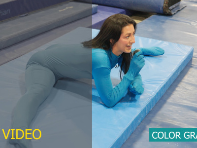Professional color grading on your raw footage