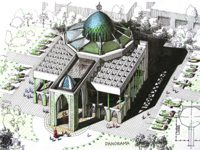 High-quality architecture sketch with a quick turnaround